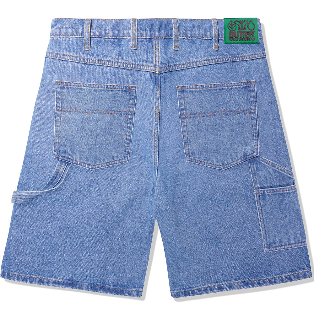 Butter Goods Weathergear Heavy Weight Denim Shorts Washed Indigo