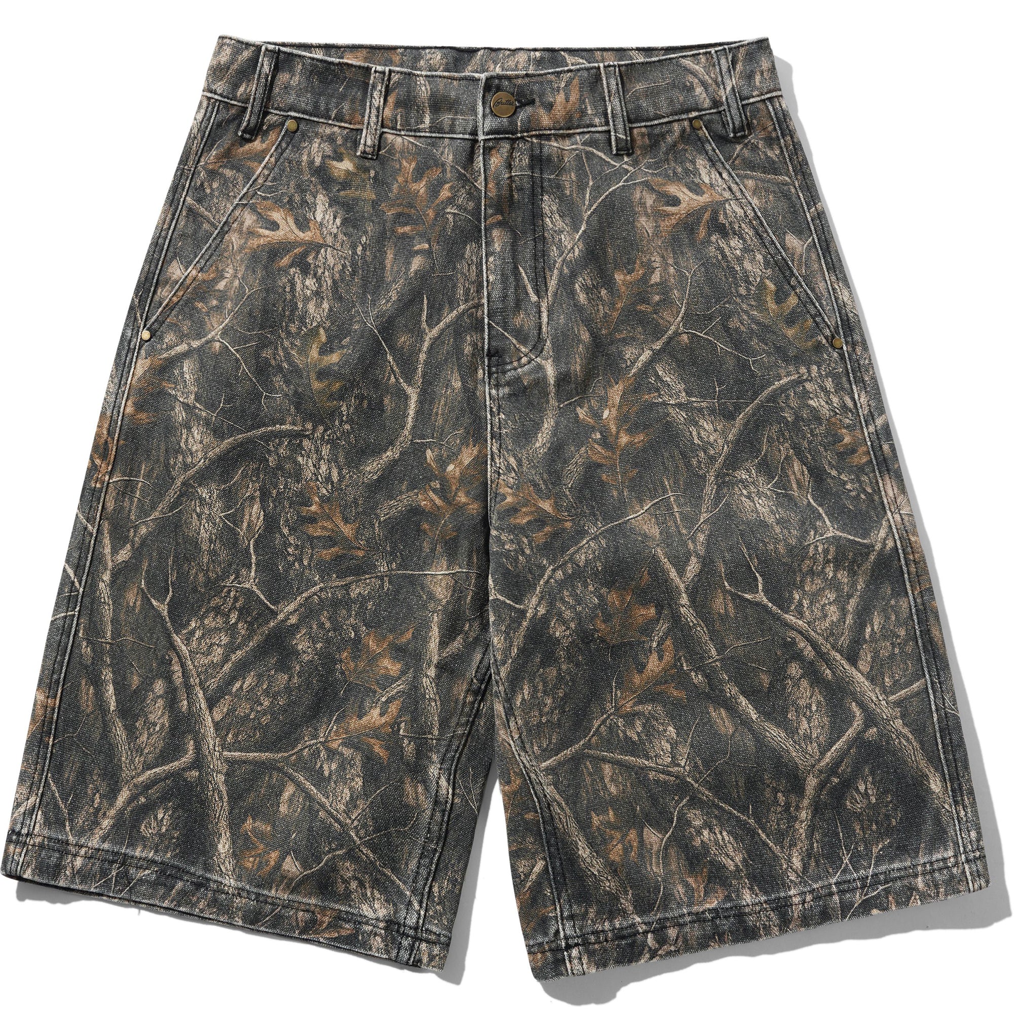 Butter Goods Work Shorts Forest Camo