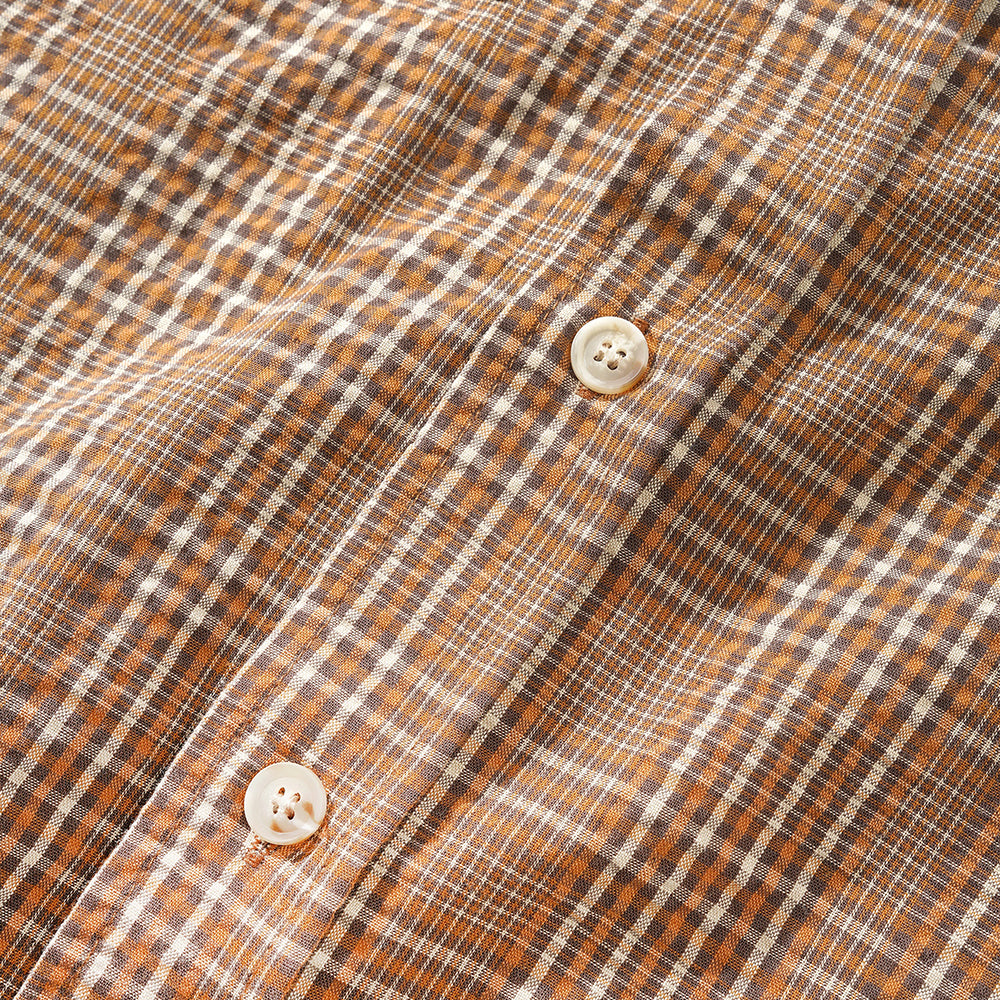 Butter Goods Equipt Plaid Shirt Oak