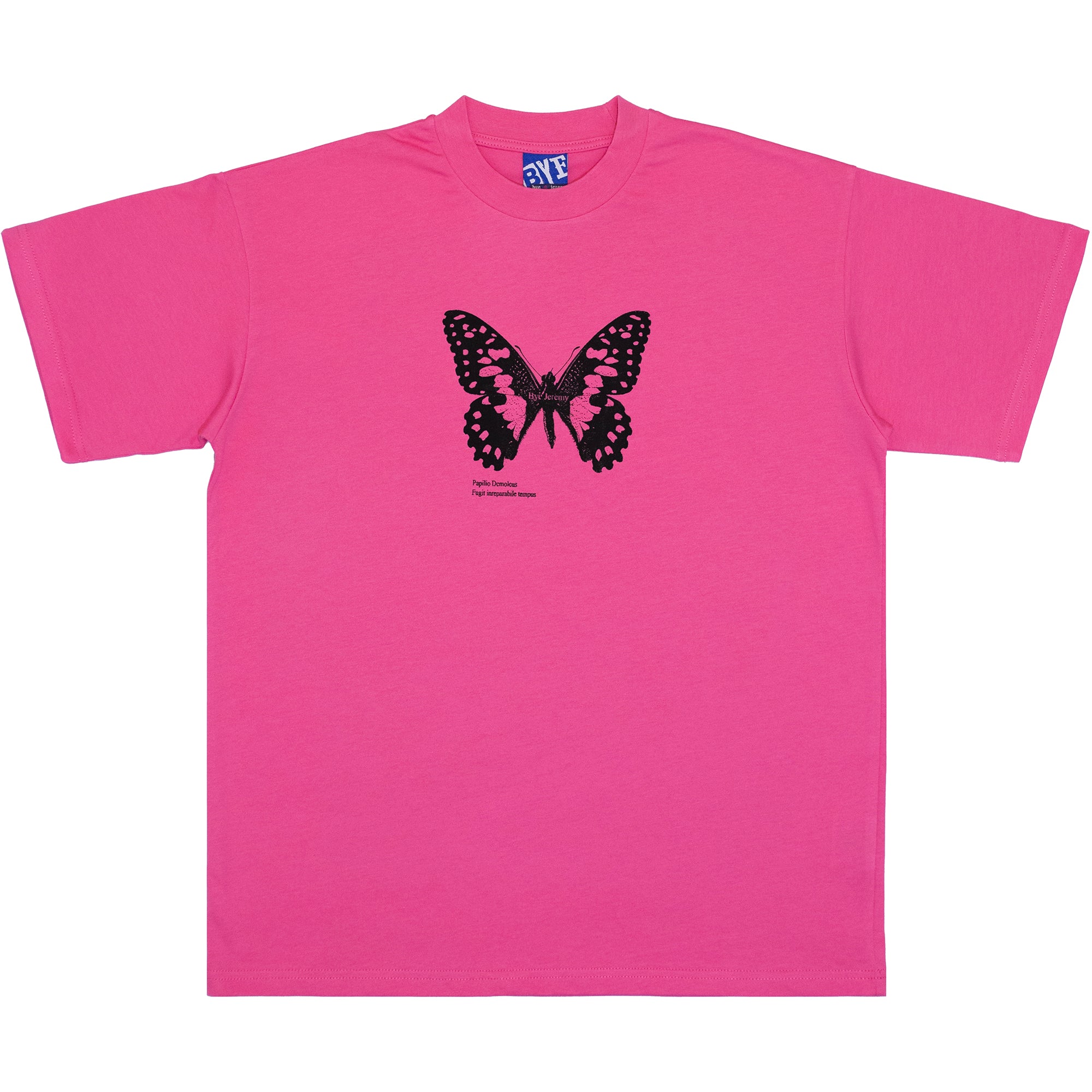 Bye Jeremy Butterfly Tee Pink