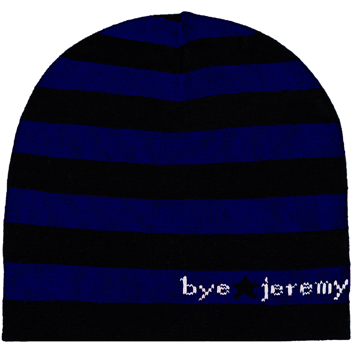 Bye Jeremy Demo Beanie Black/Blue | NOTE shop