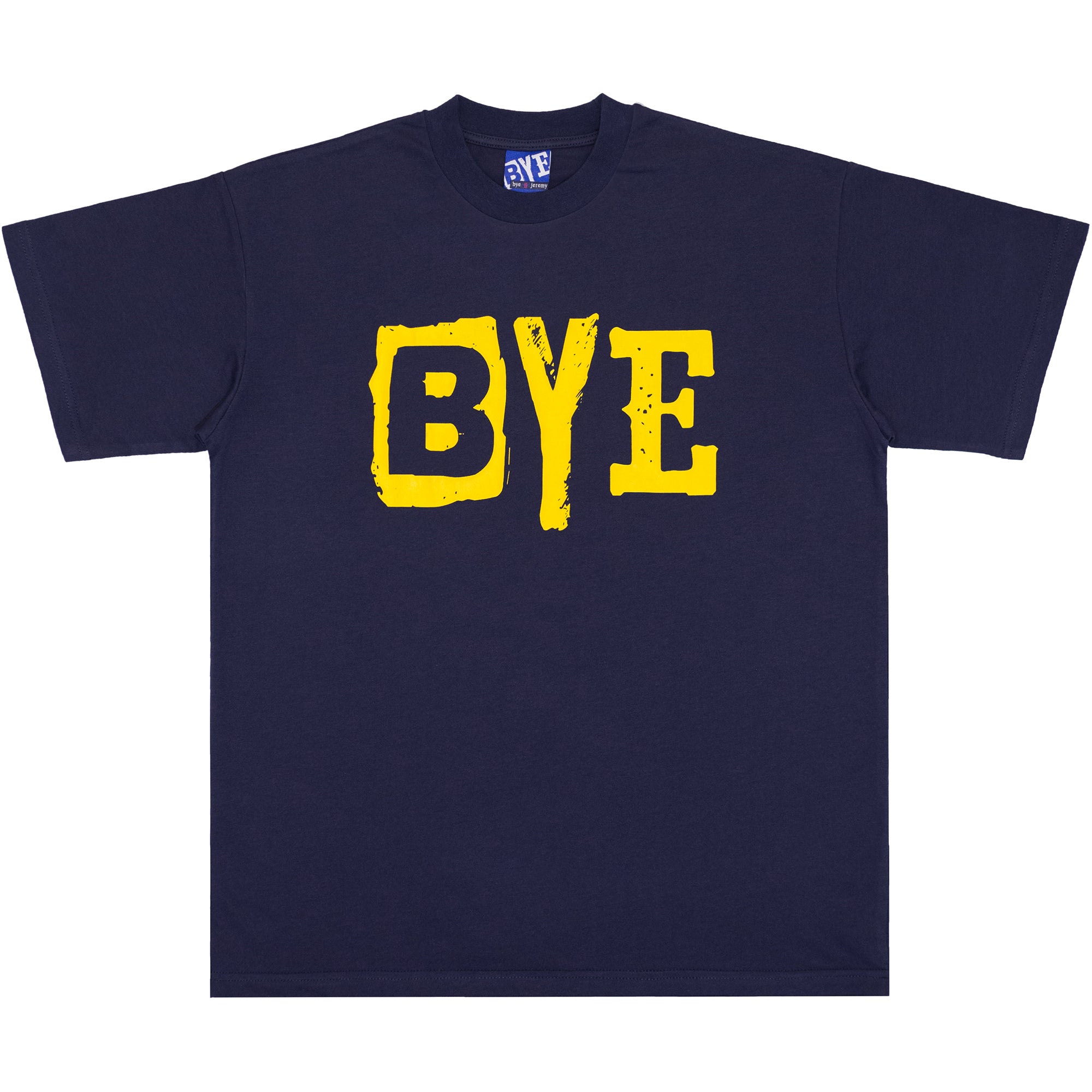 Bye Jeremy Name Tee Navy