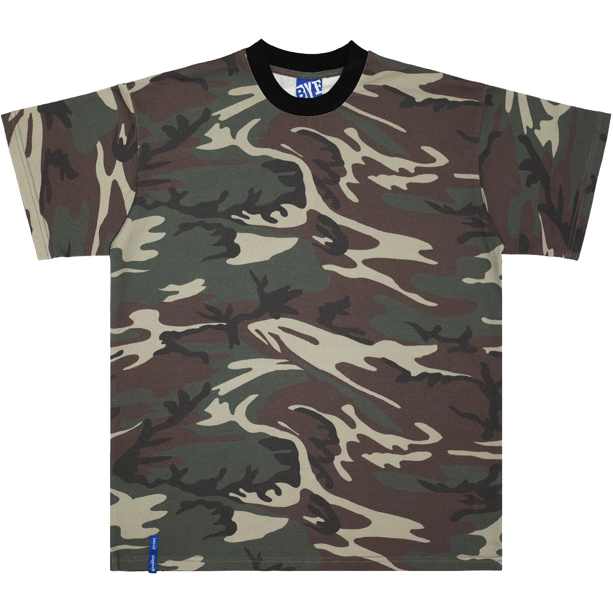 Bye Jeremy XO Camo Tee Green