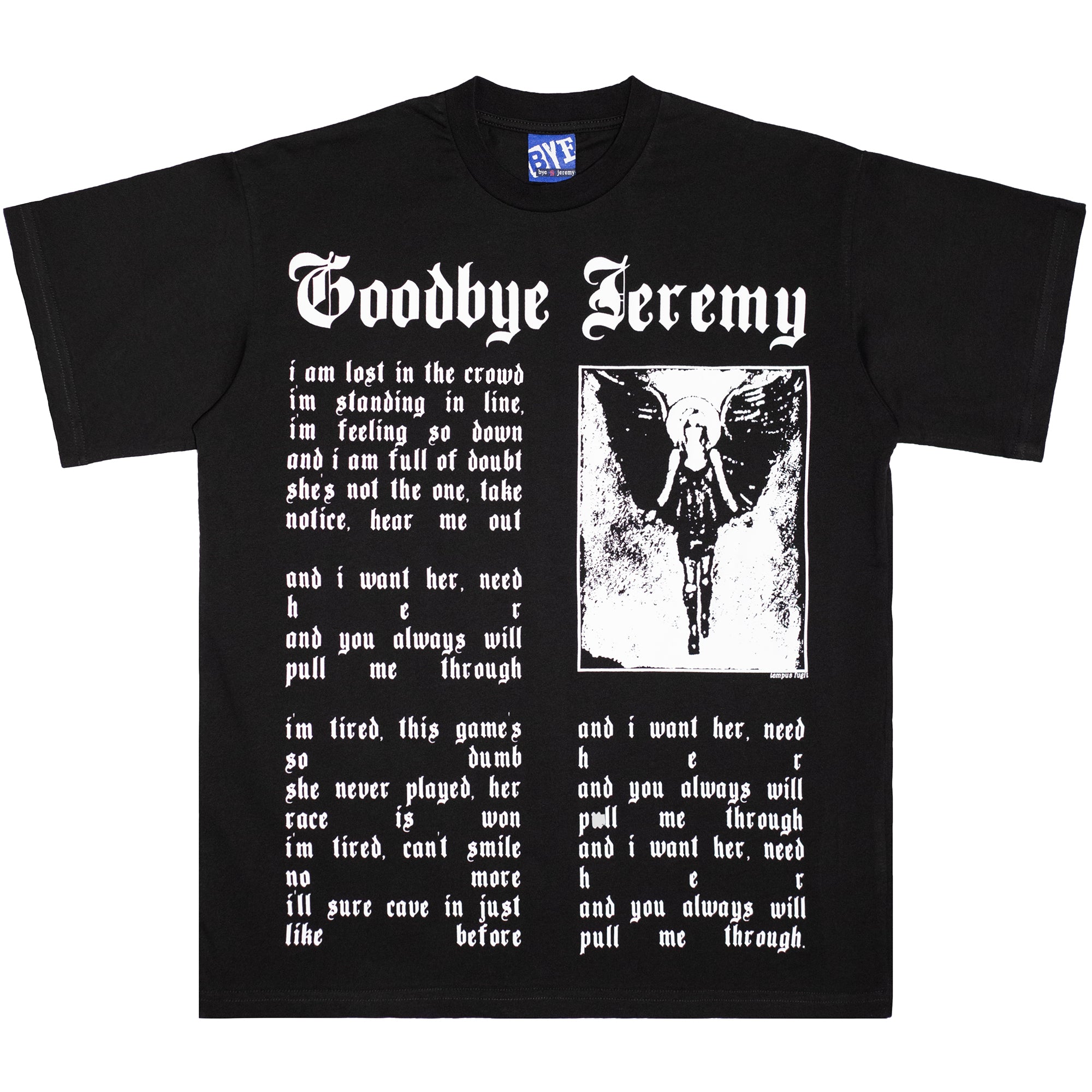 Bye Jeremy Angela Tee Black
