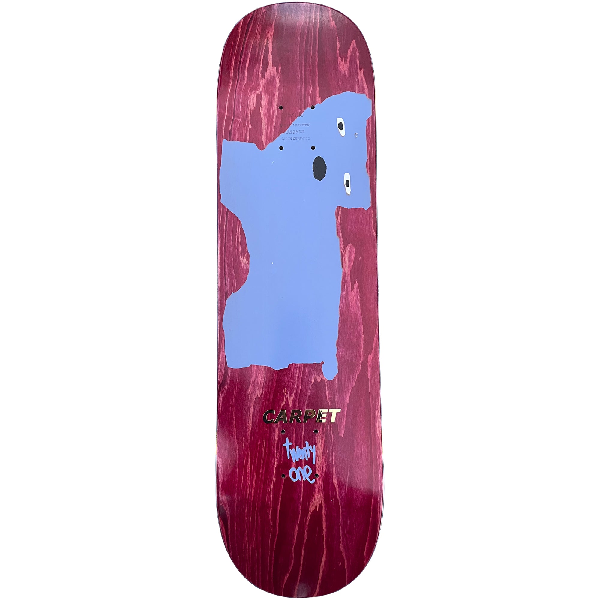 Carpet Company Low IQ Dog Skateboard Deck 8.25"