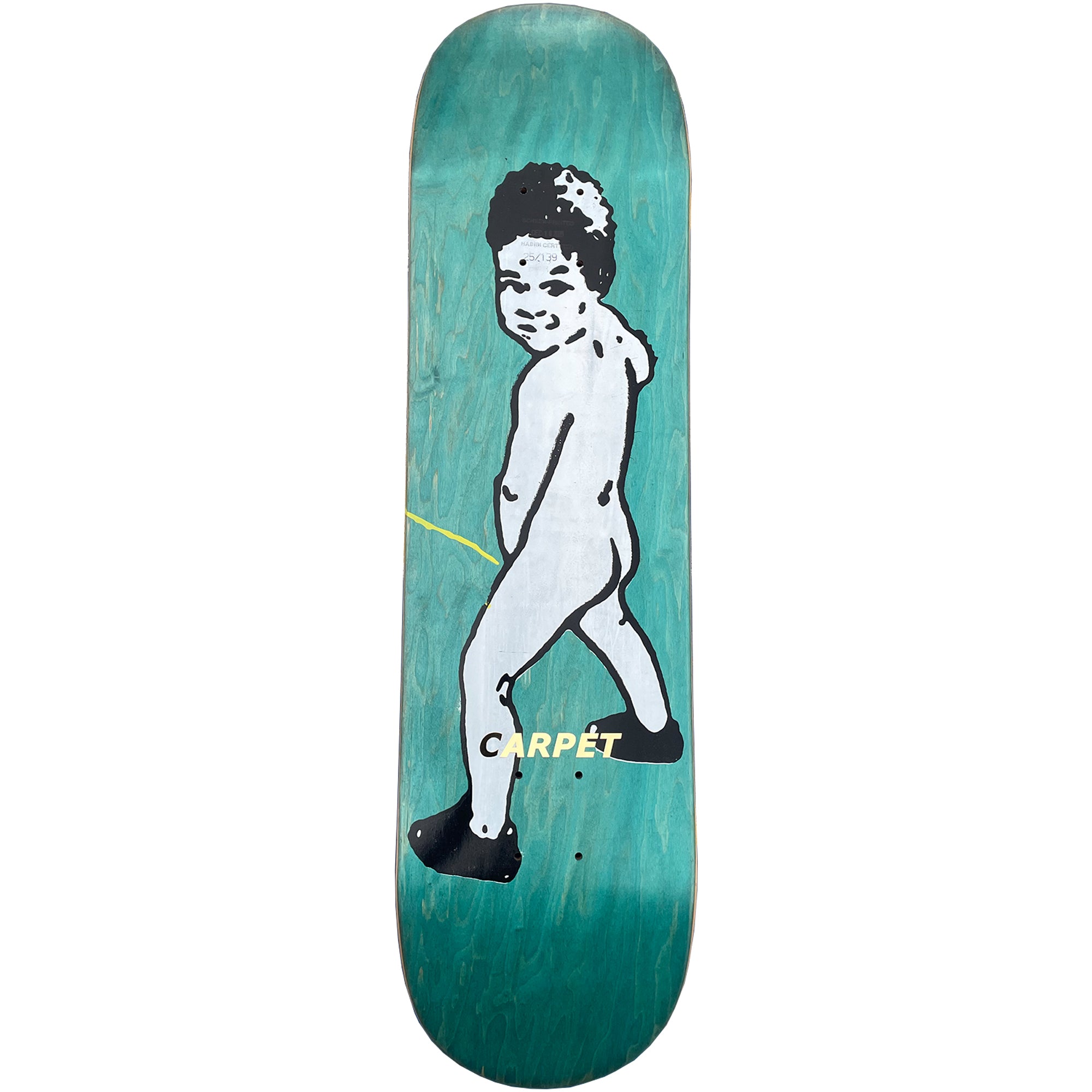 Carpet Company Kid Peeing Skateboard Deck 8.1"