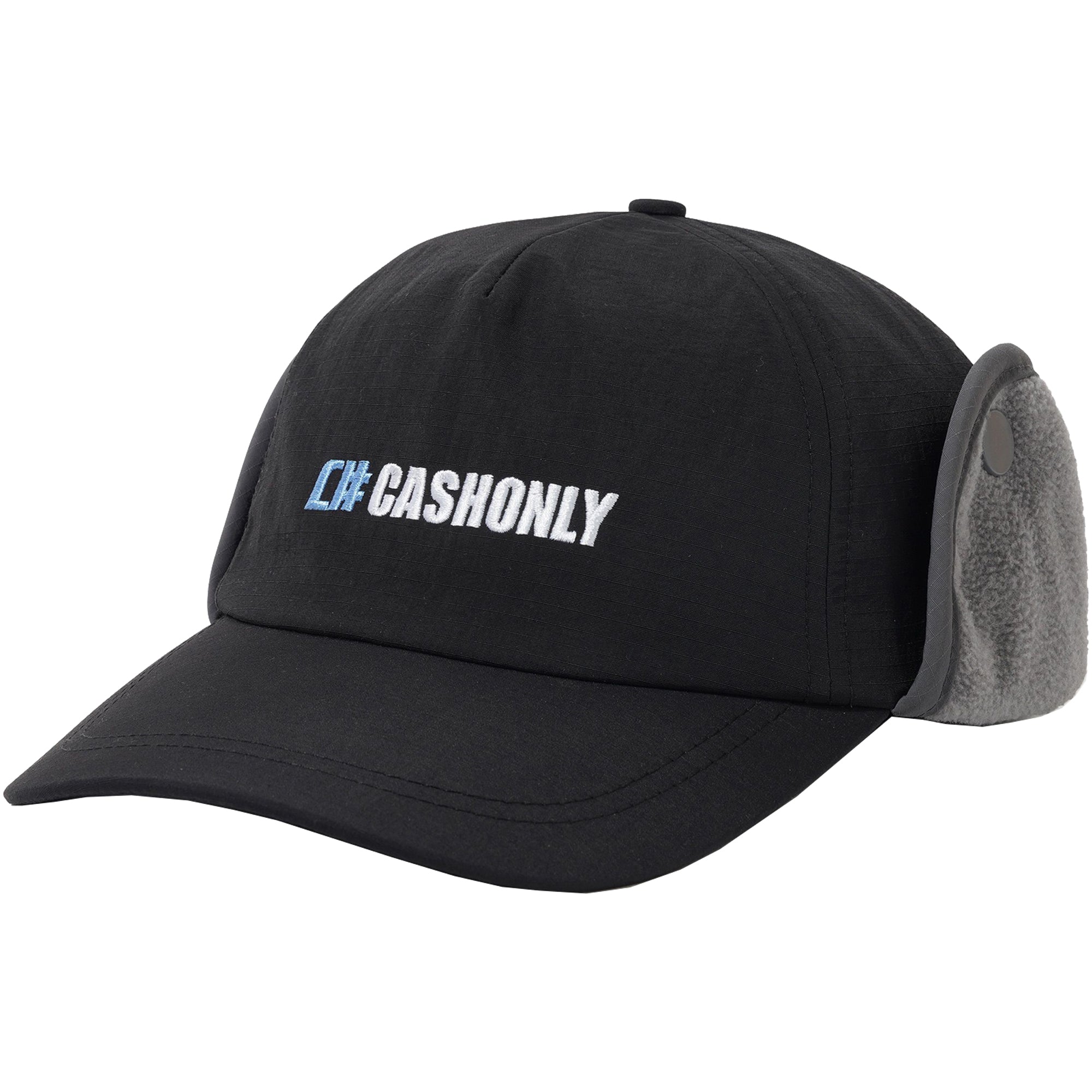 Cash Only Numeric Flap Cap Black