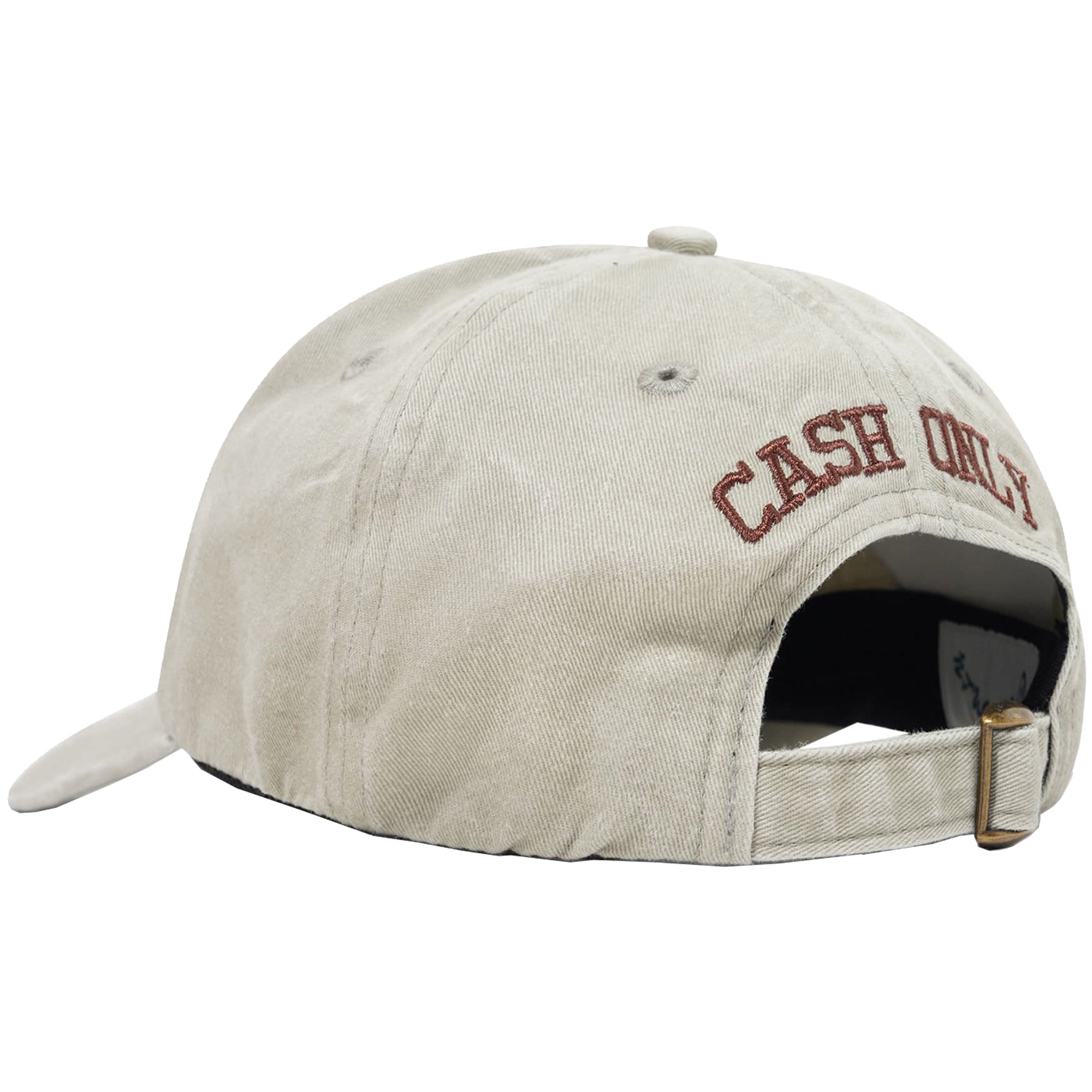 Cash Only Campus 6 Panel Cap Washed Grey