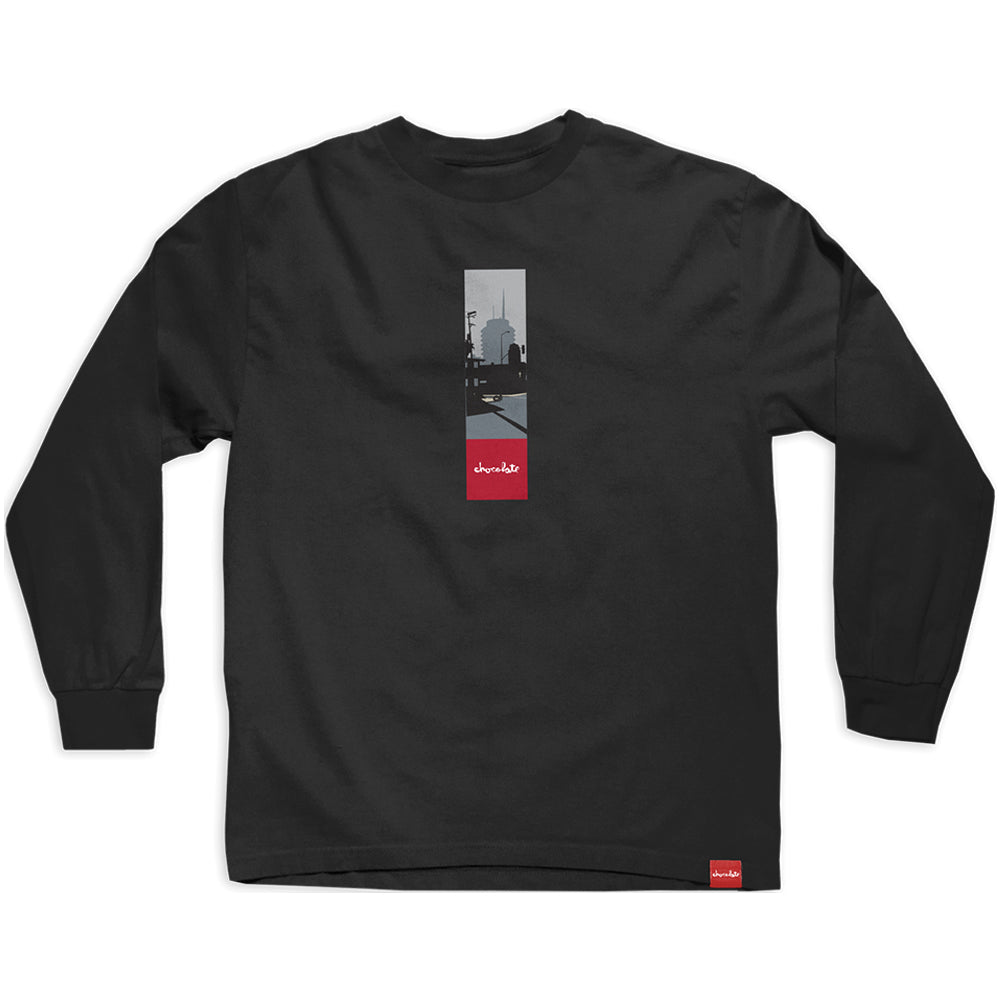 Chocolate Return to Chocolate City Long Sleeve Tee Black