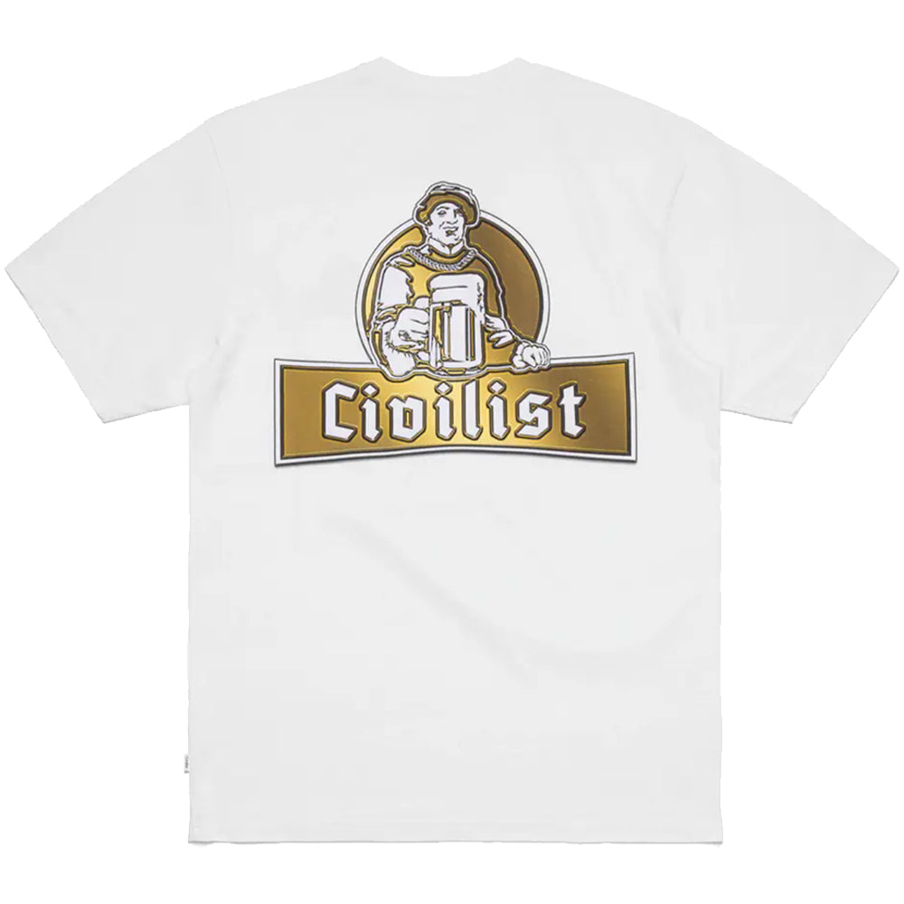Civilist Schulle Chrome Tee White