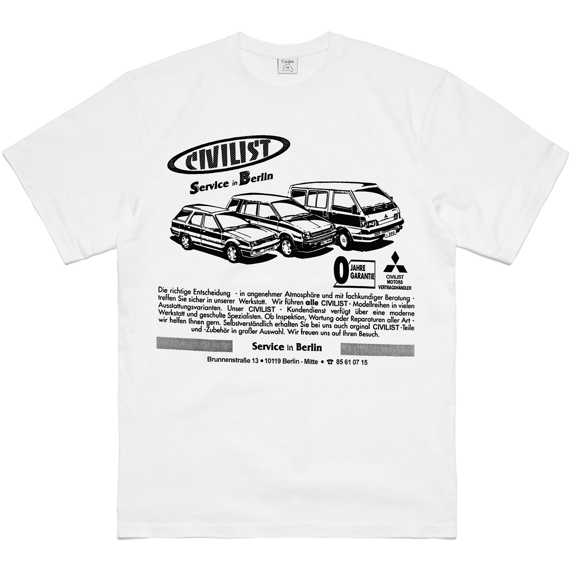 Civilist Werkstatt Tee White