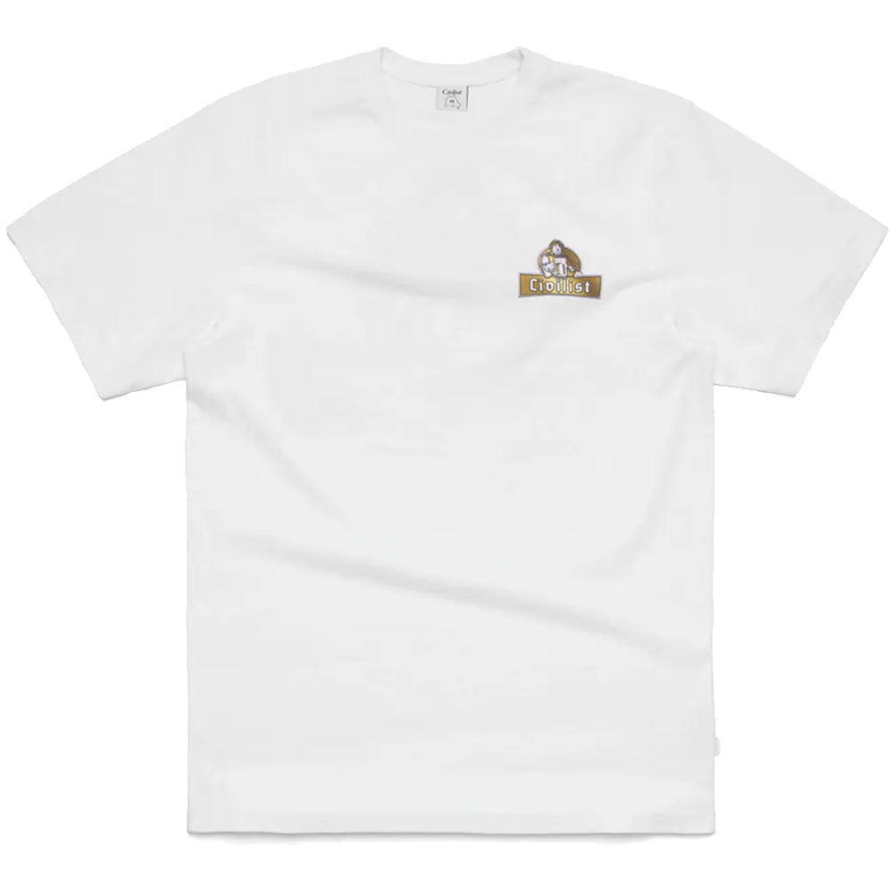 Civilist Schulle Chrome Tee White