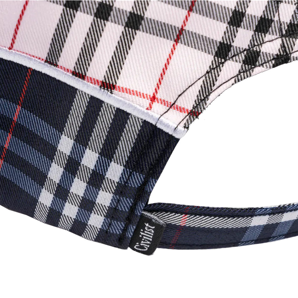 Civilist Checks Low Pro Cap Pink/Blue