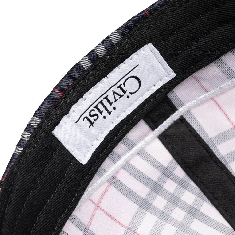 Civilist Checks Low Pro Cap Pink/Blue