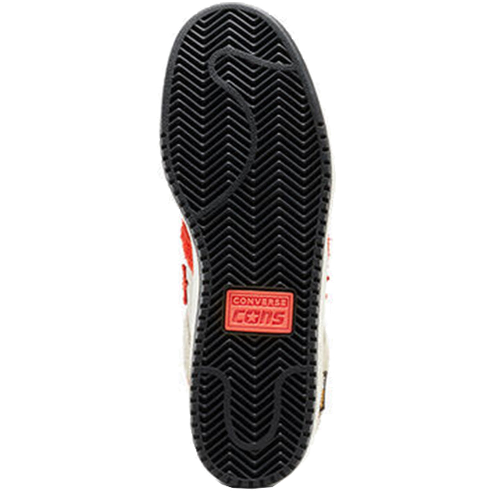 Converse CONS AS-1 Pro Suede & Cordura Shoes Papyrus/Black/Vermillion Red