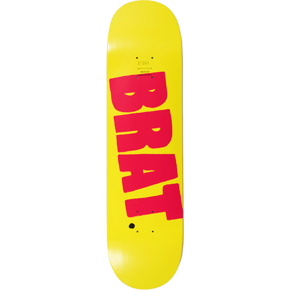 Carpet Company BRAT Logo Skateboard Deck 8.5"