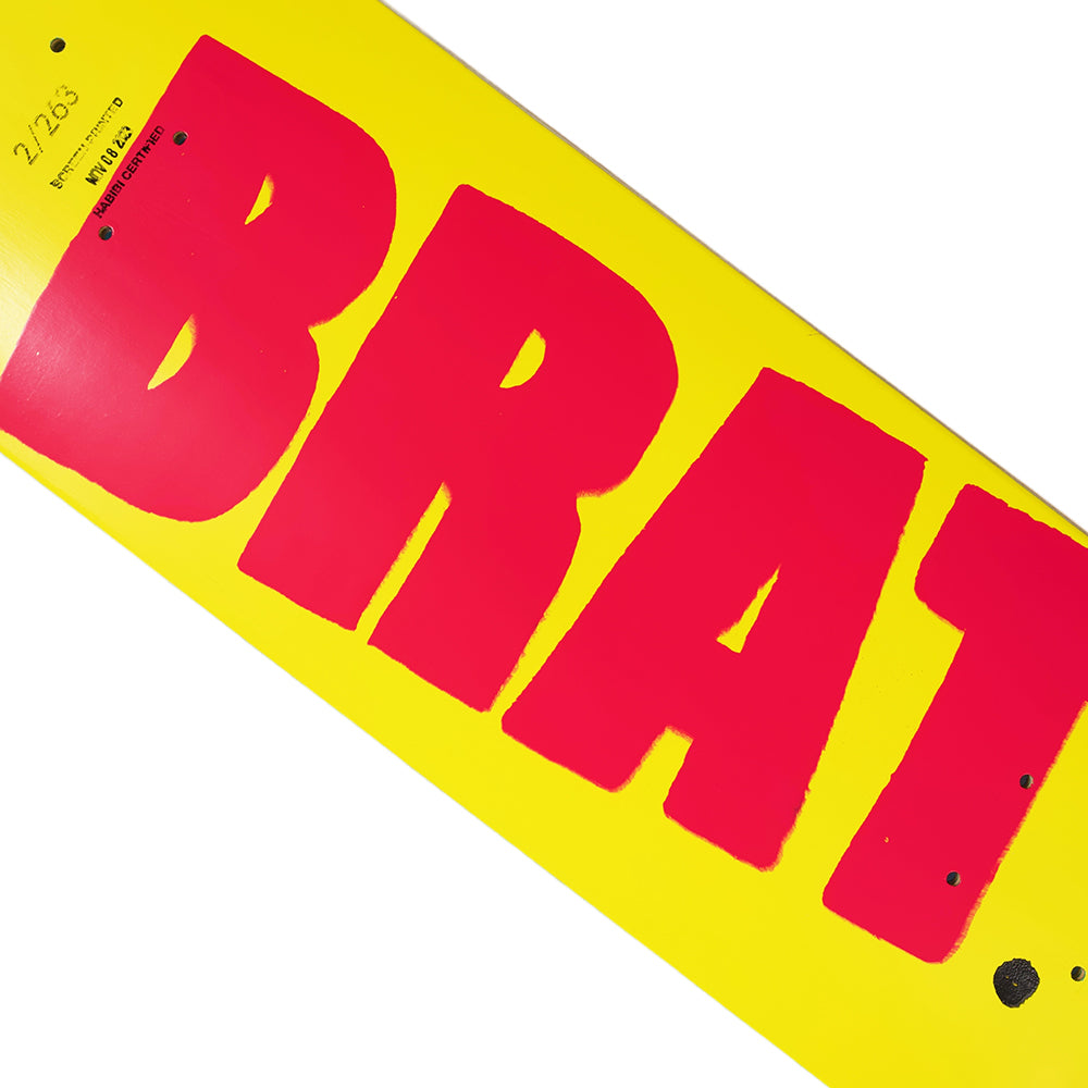 Carpet Company BRAT Logo Skateboard Deck 8.5"