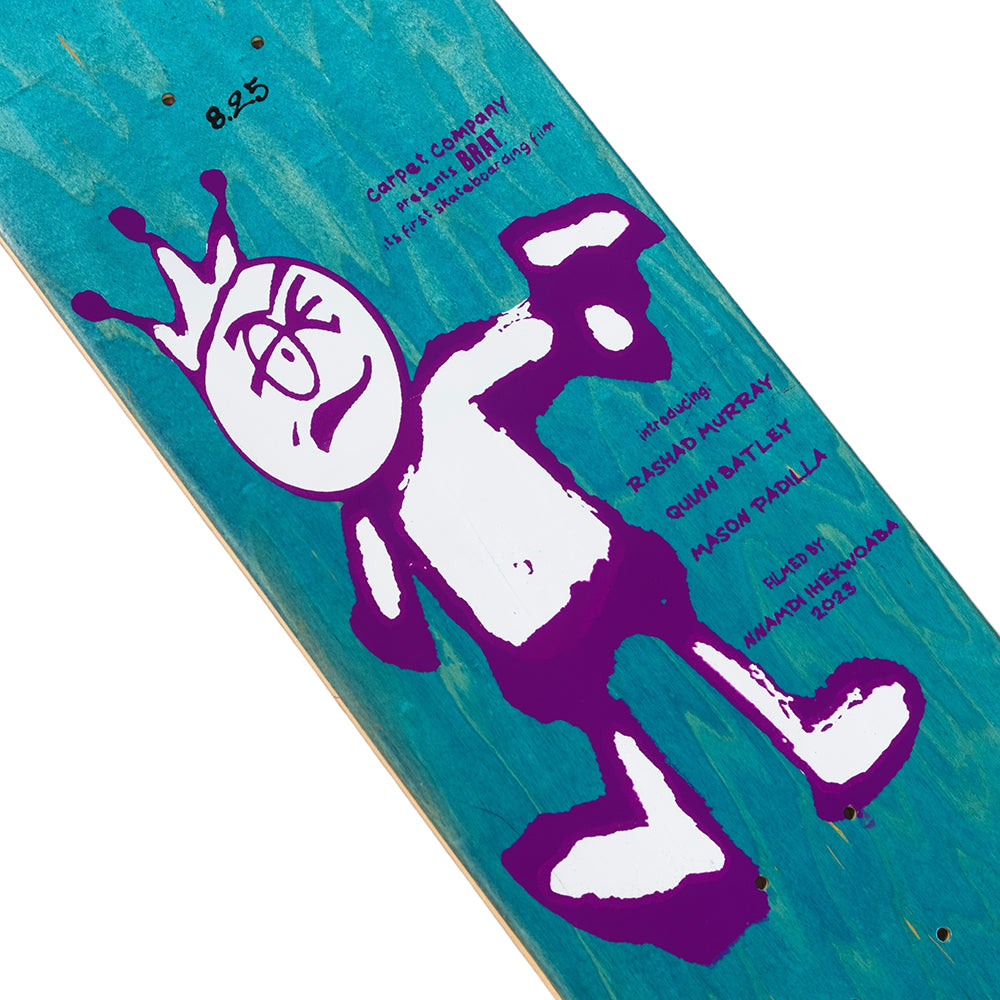 Carpet Company BRAT Logo Skateboard Deck 8.5"