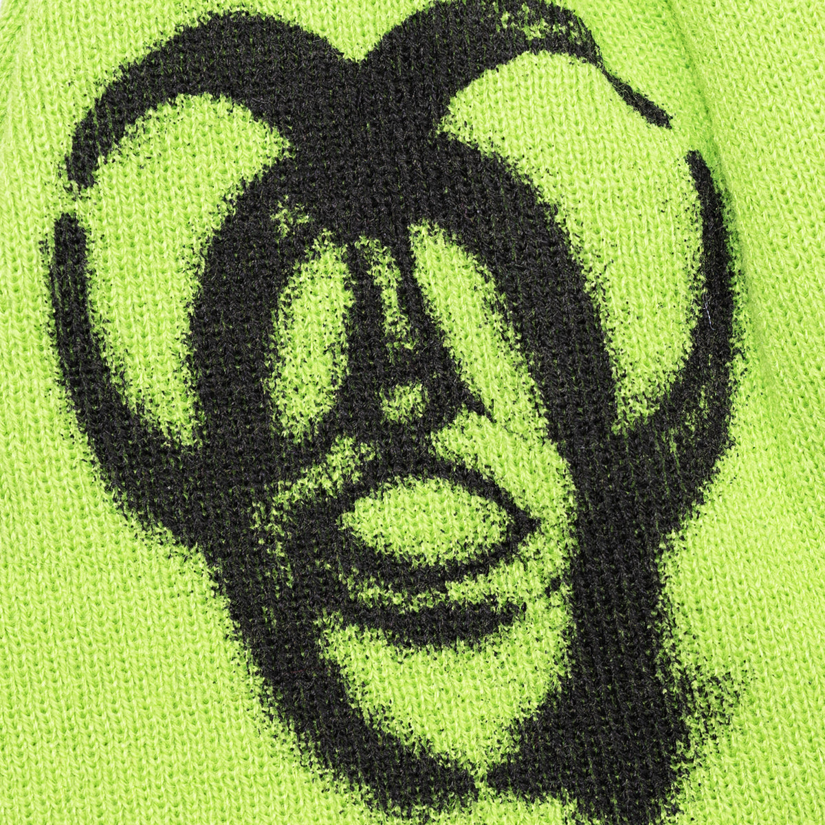 Carpet Company Biohazard Zip Beanie Green