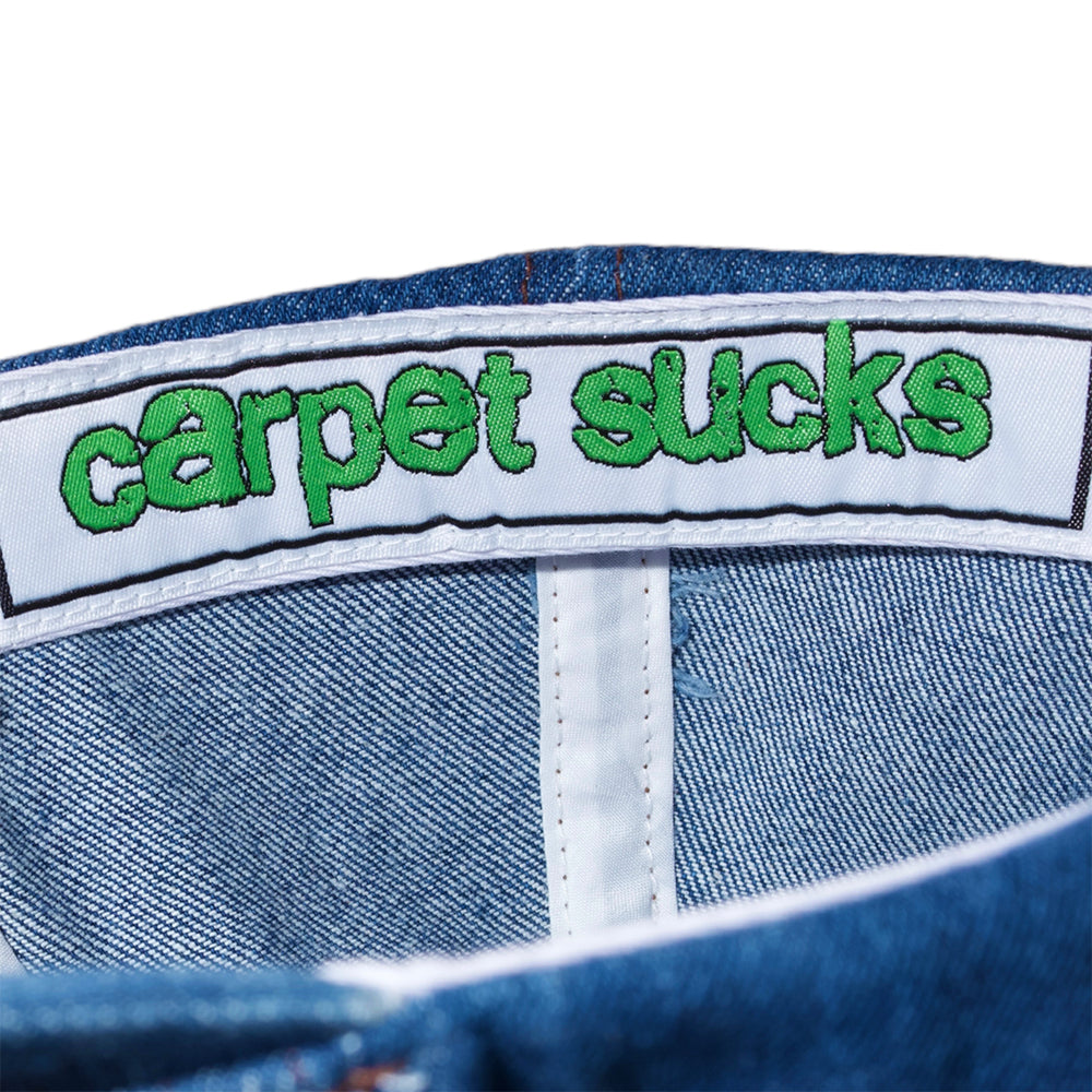 Carpet Company C-Star Bleached Denim Hat Blue