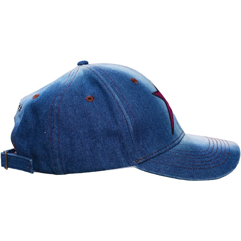 Carpet Company C-Star Bleached Denim Hat Blue