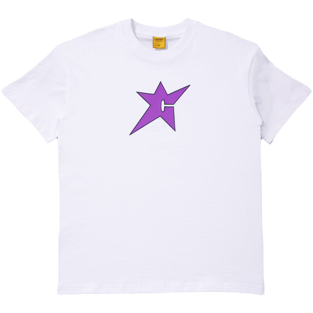 Carpet Company C-Star Tee White/Purple