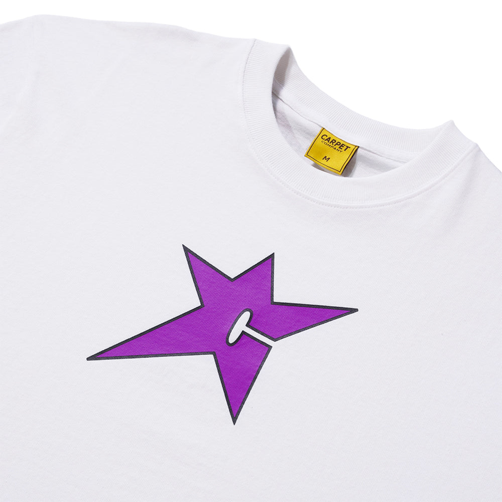 Carpet Company C-Star Tee White/Purple