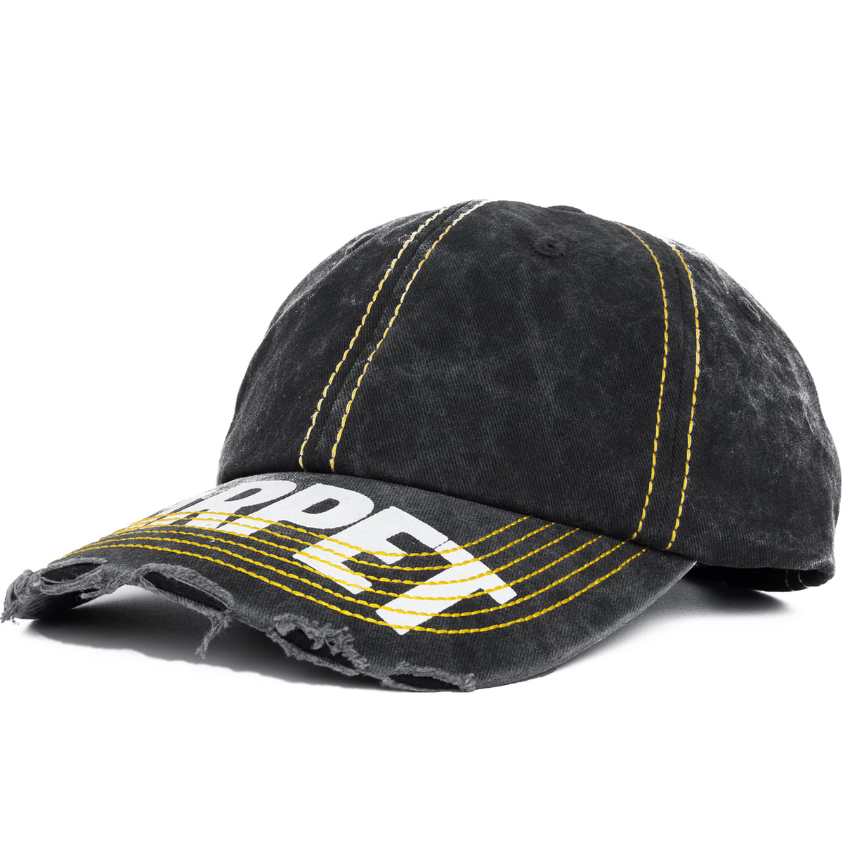 Carpet Company Distressed Hat Black