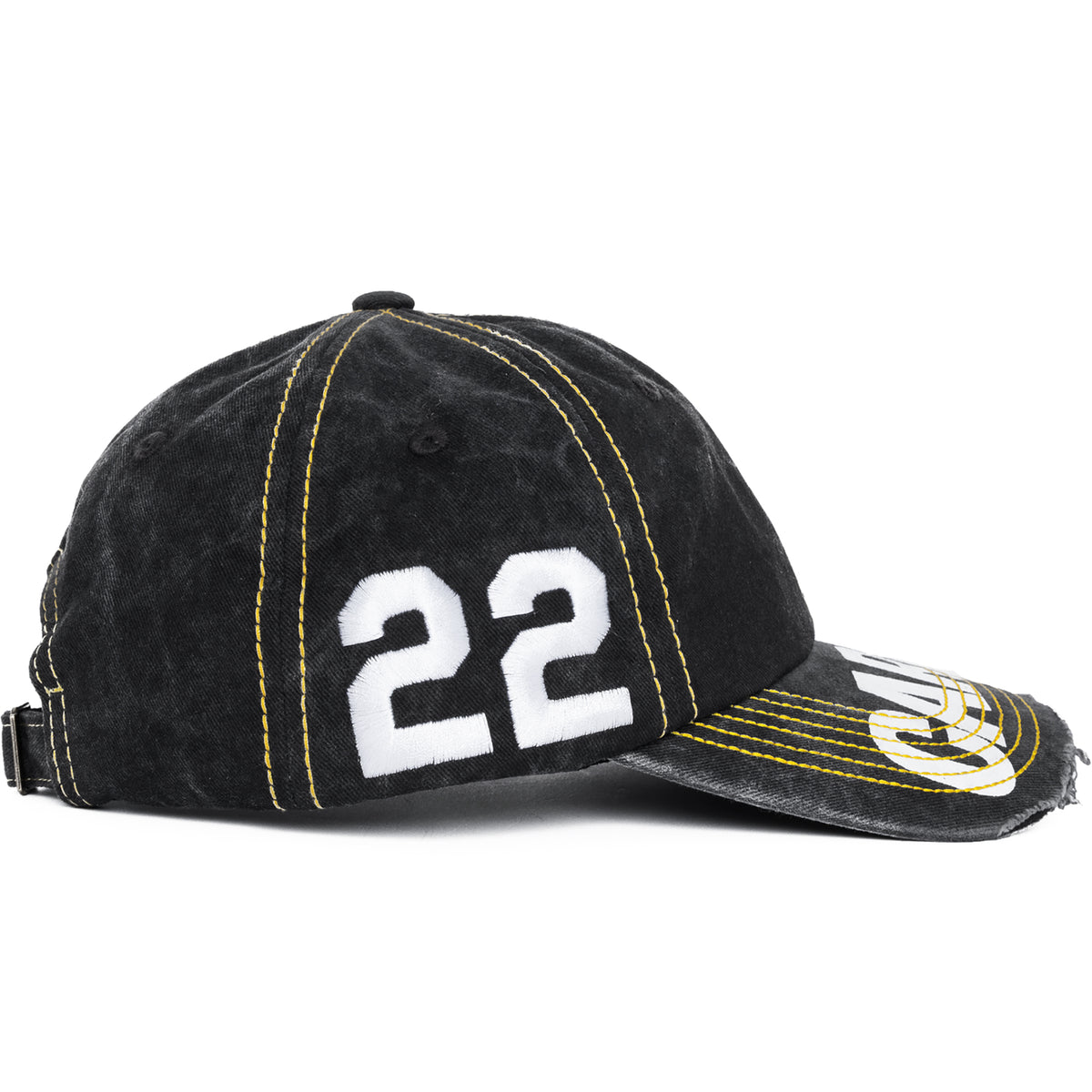 Carpet Company Distressed Hat Black