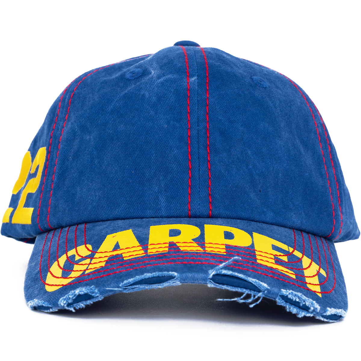 Carpet Company Distressed Hat Blue