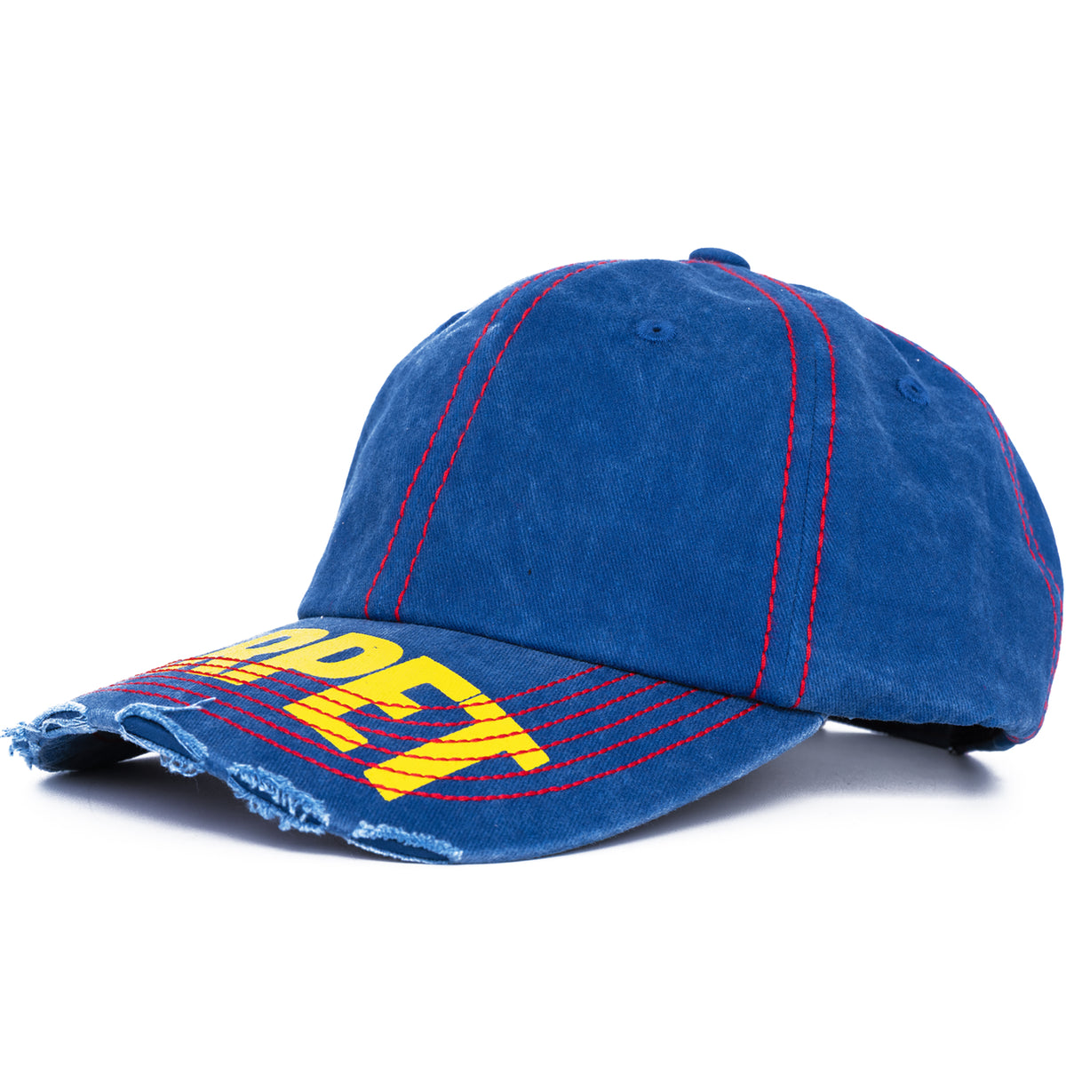 Carpet Company Distressed Hat Blue