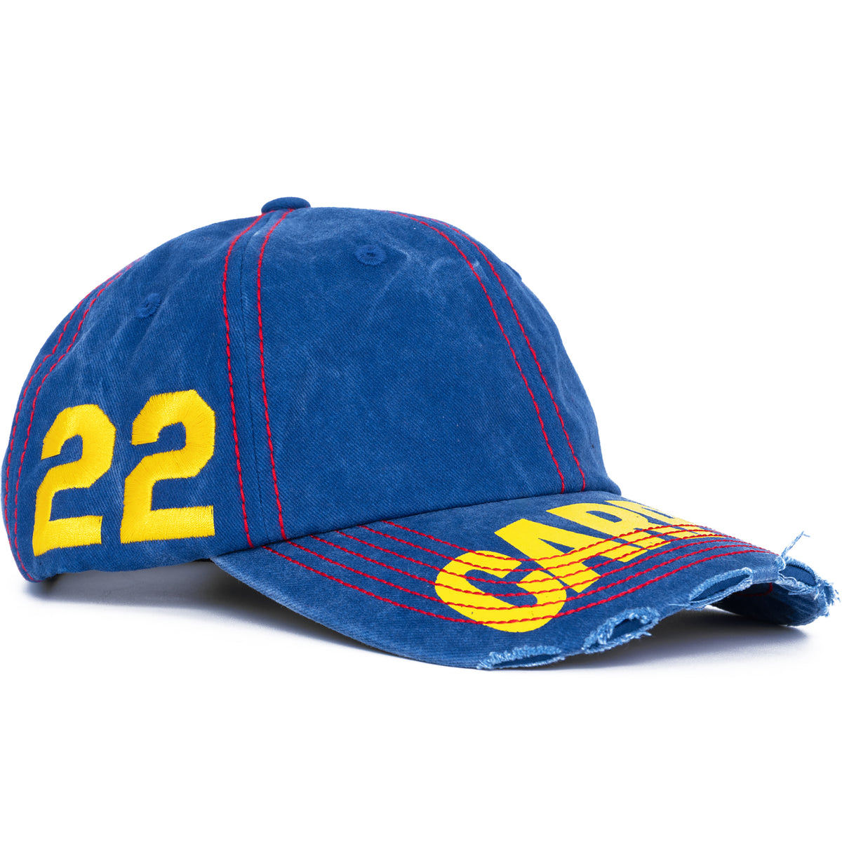 Carpet Company Distressed Hat Blue