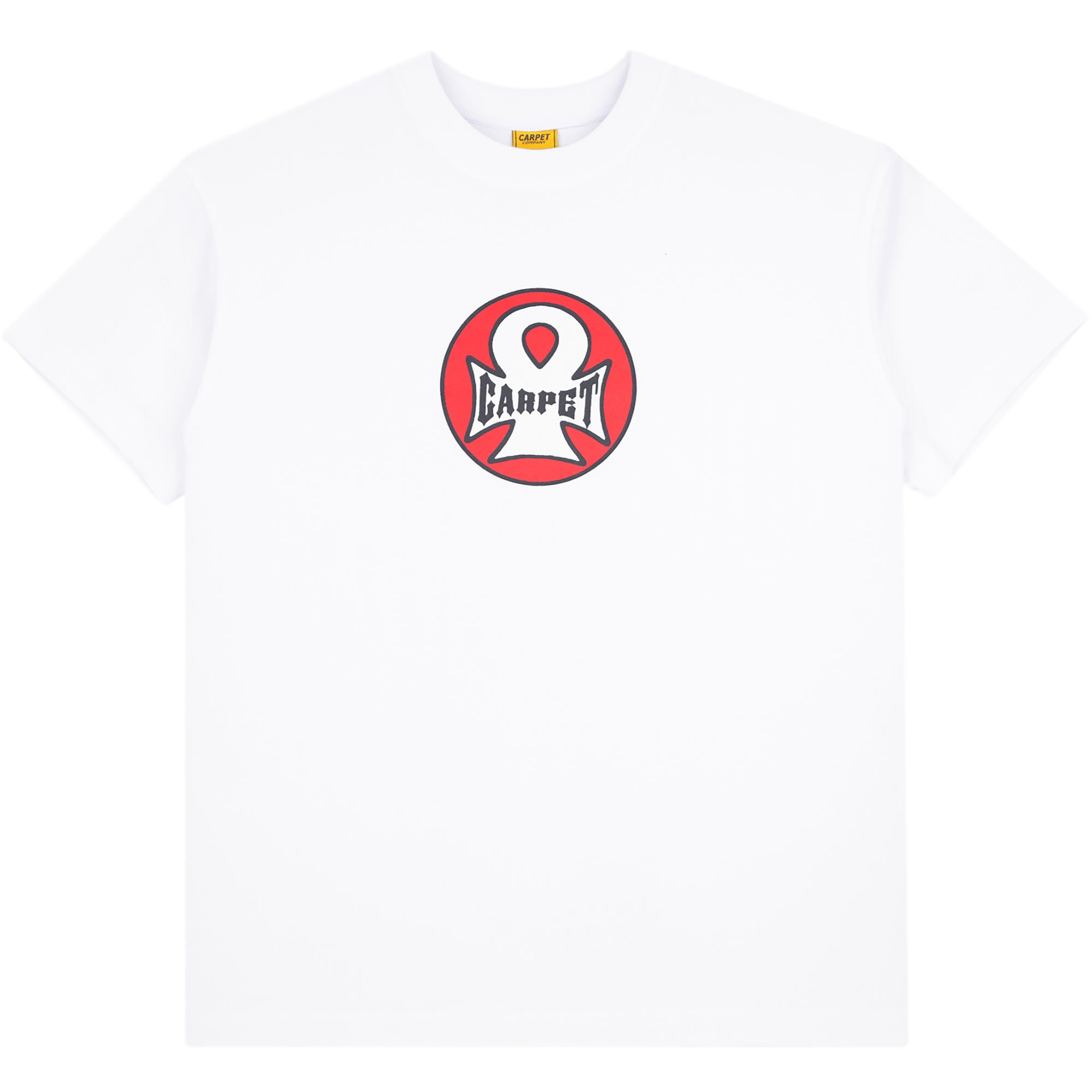 Carpet Company Iron Ankh Tee White