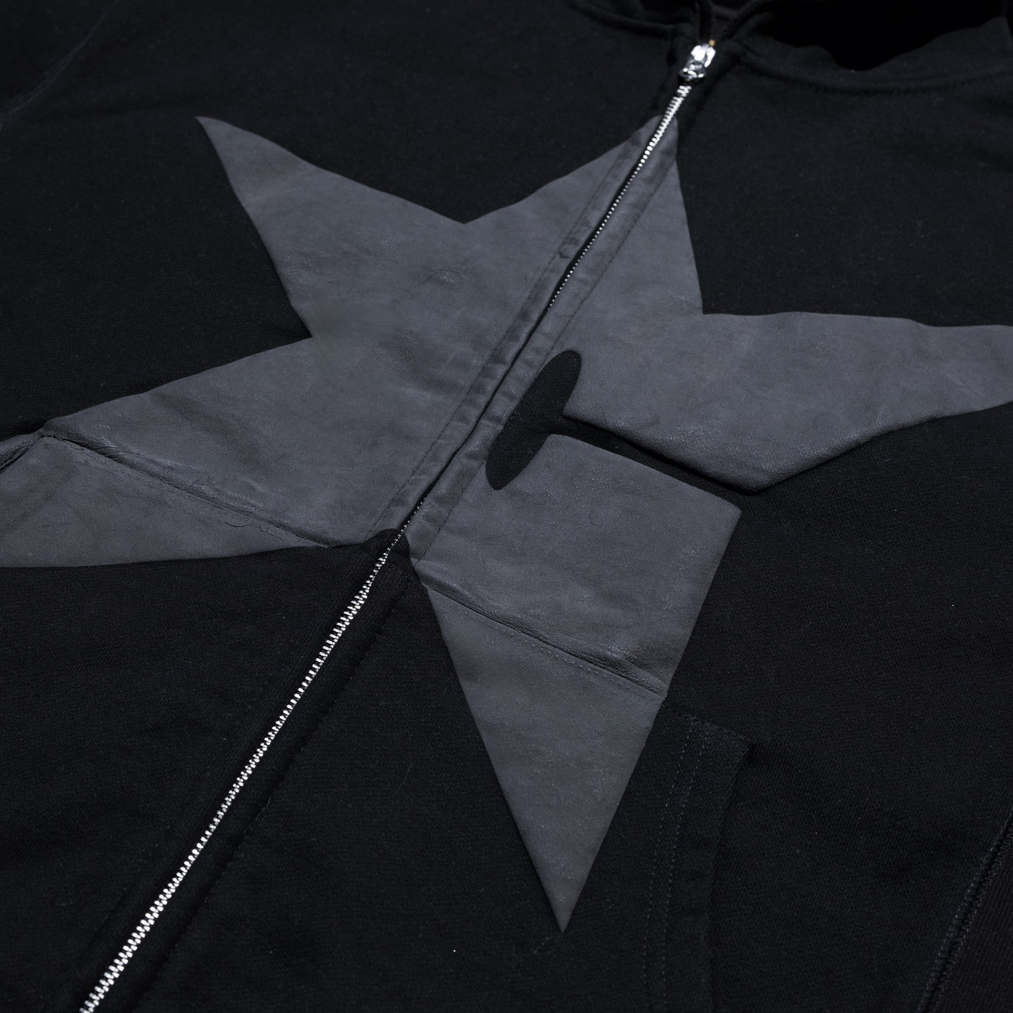 Carpet Company Puff Print Zip Hoodie Black