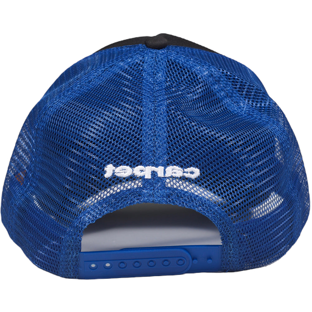 Carpet Company Puff Trucker Hat Black/Blue