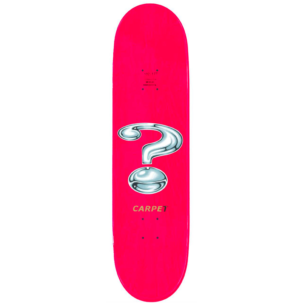Carpet Company Question Skateboard Deck 8.1"