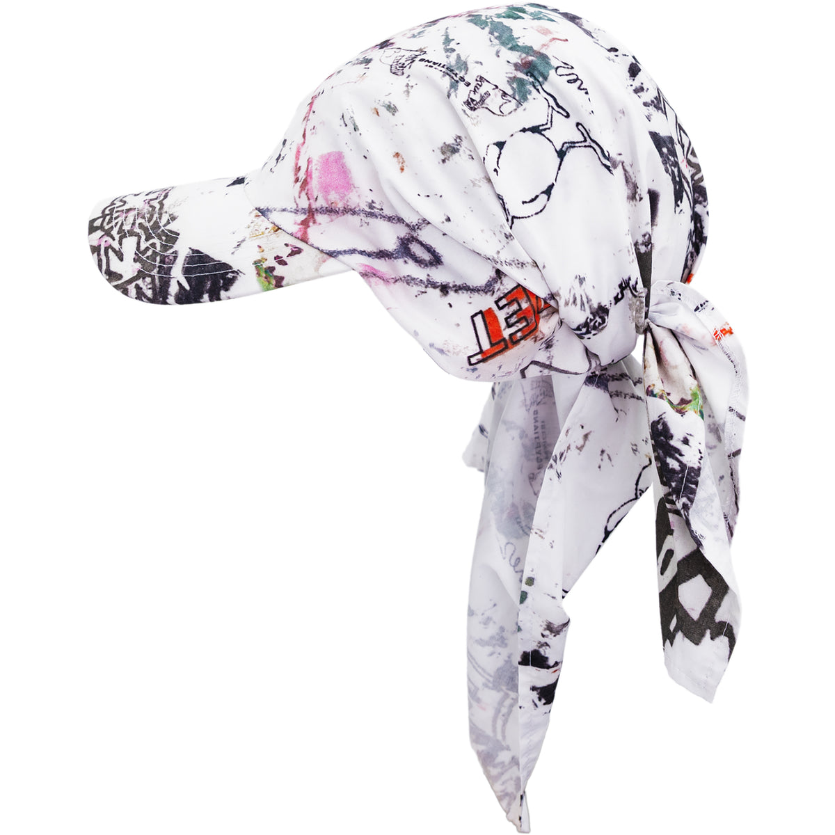 Carpet Company Rag Bandana Hat White