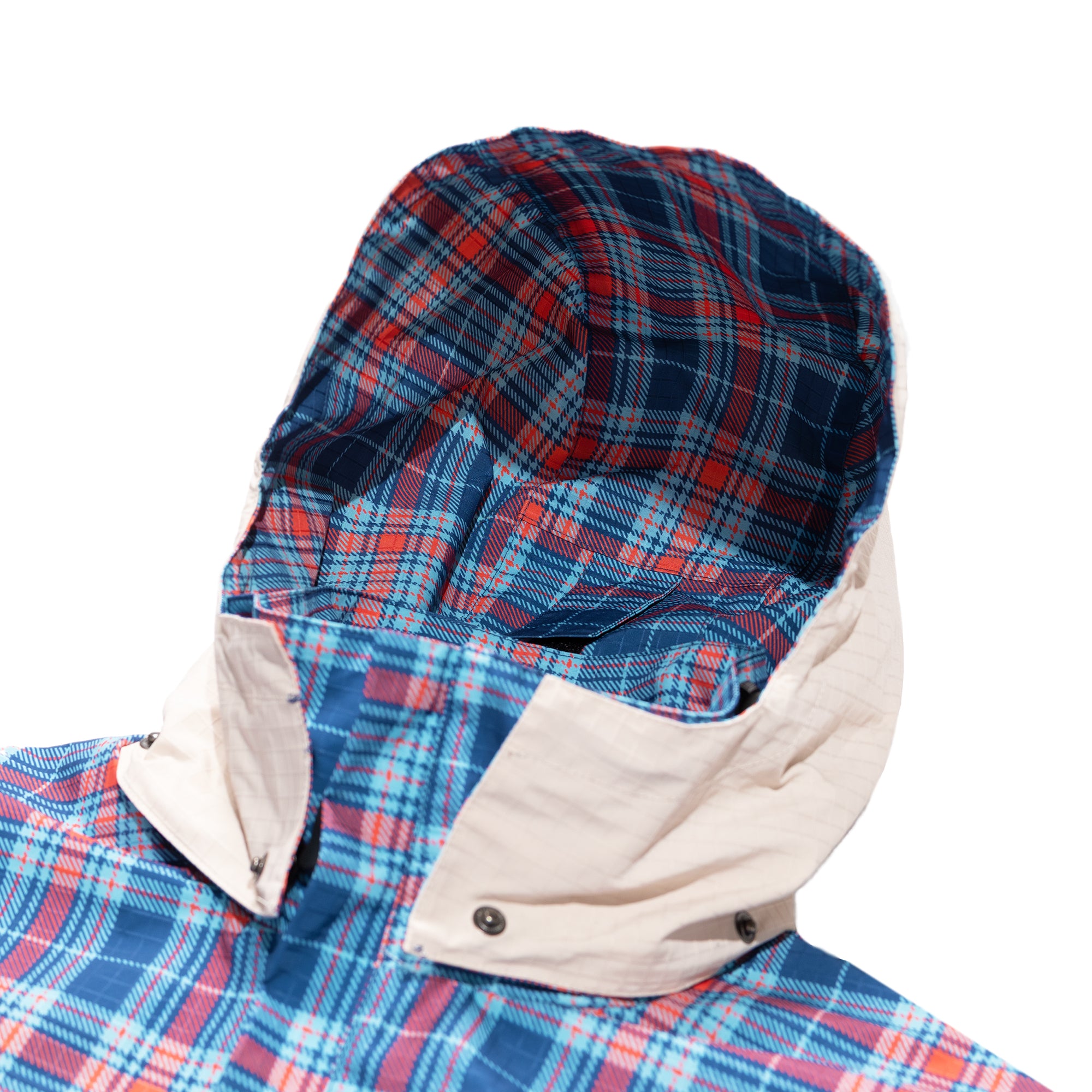 Carpet Company Rain Jacket with Reversible Hood Plaid