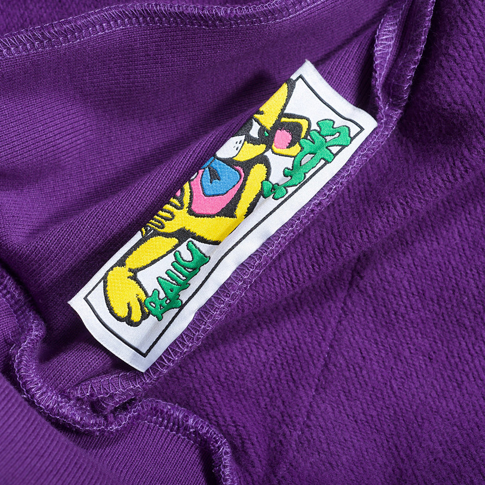 Carpet Company Spiral Zip-Up Hoodie Purple