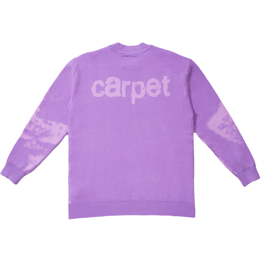 Carpet Company Trouble Woven Sweater Purple