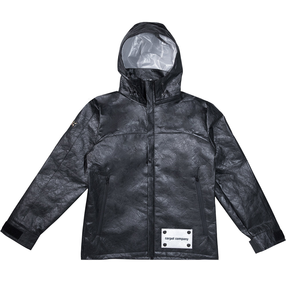 Carpet Company Tyvek Rainjacket Black