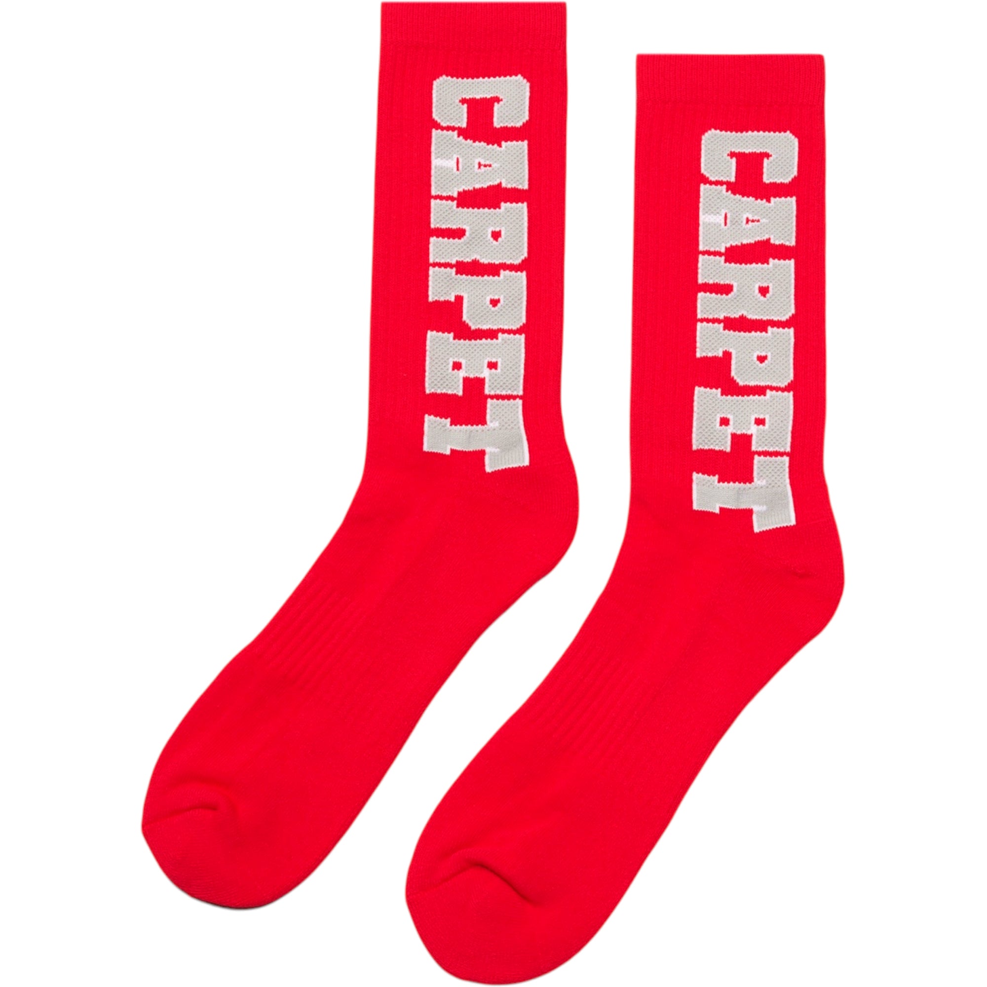 Carpet Company Varsity Socks Red