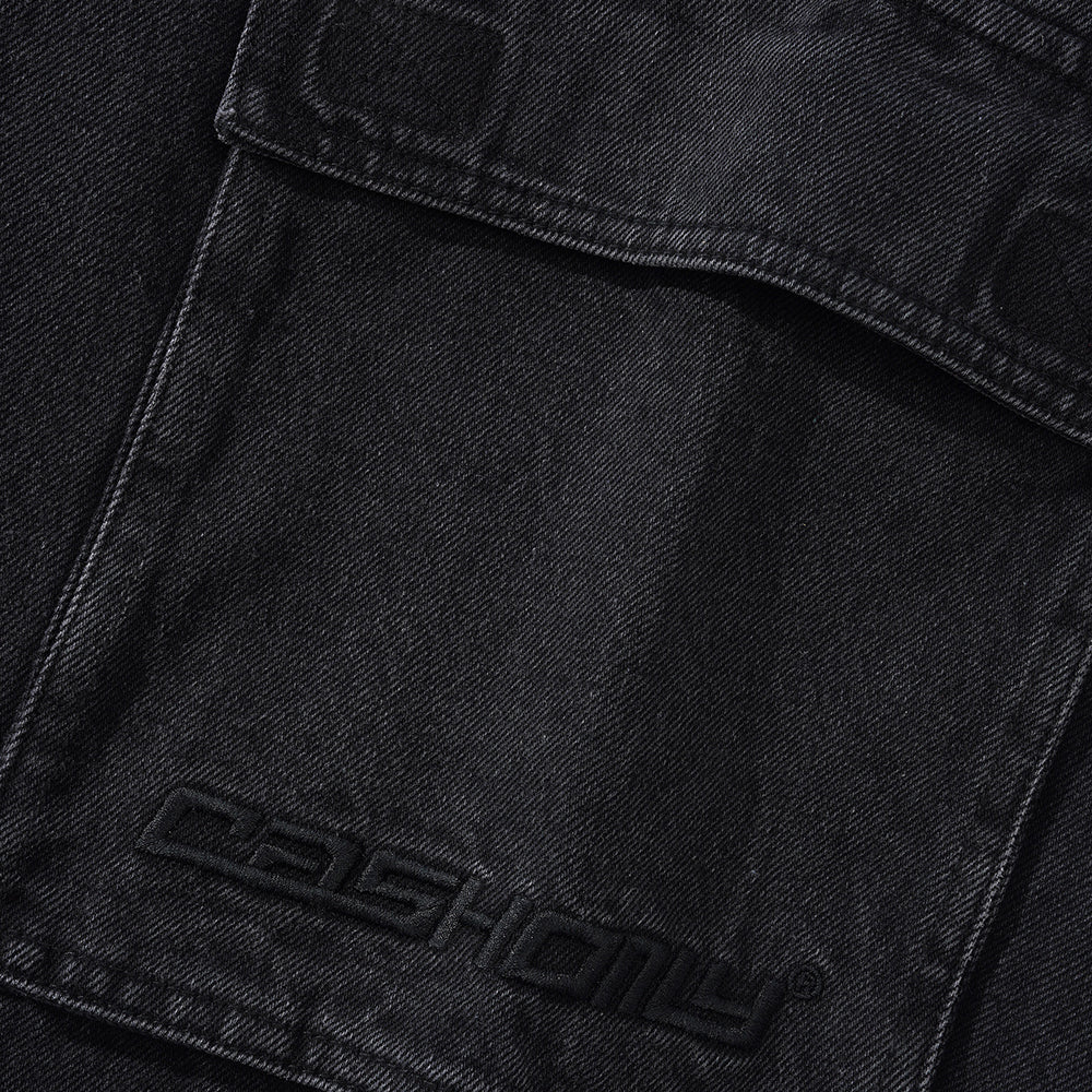 Cash Only Aleka Cargo Jeans Black