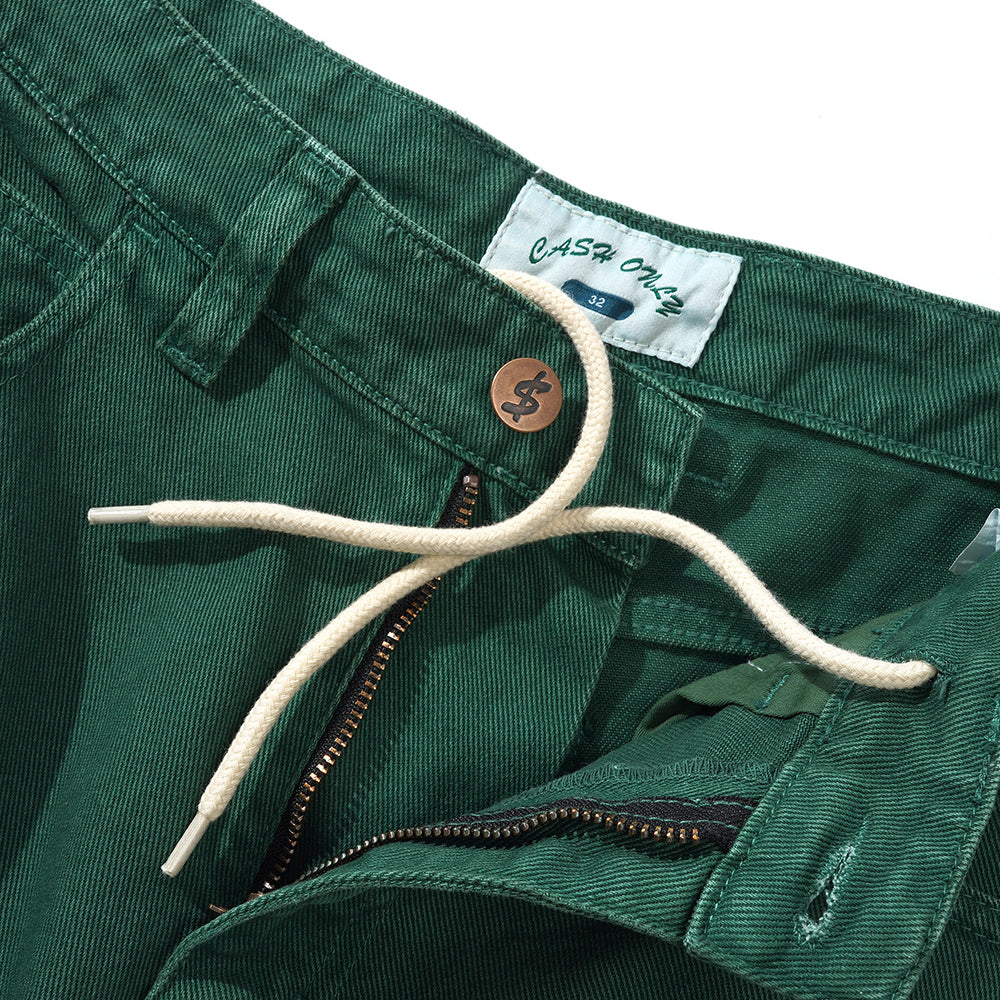 Cash Only Aleka Cargo Jeans Green
