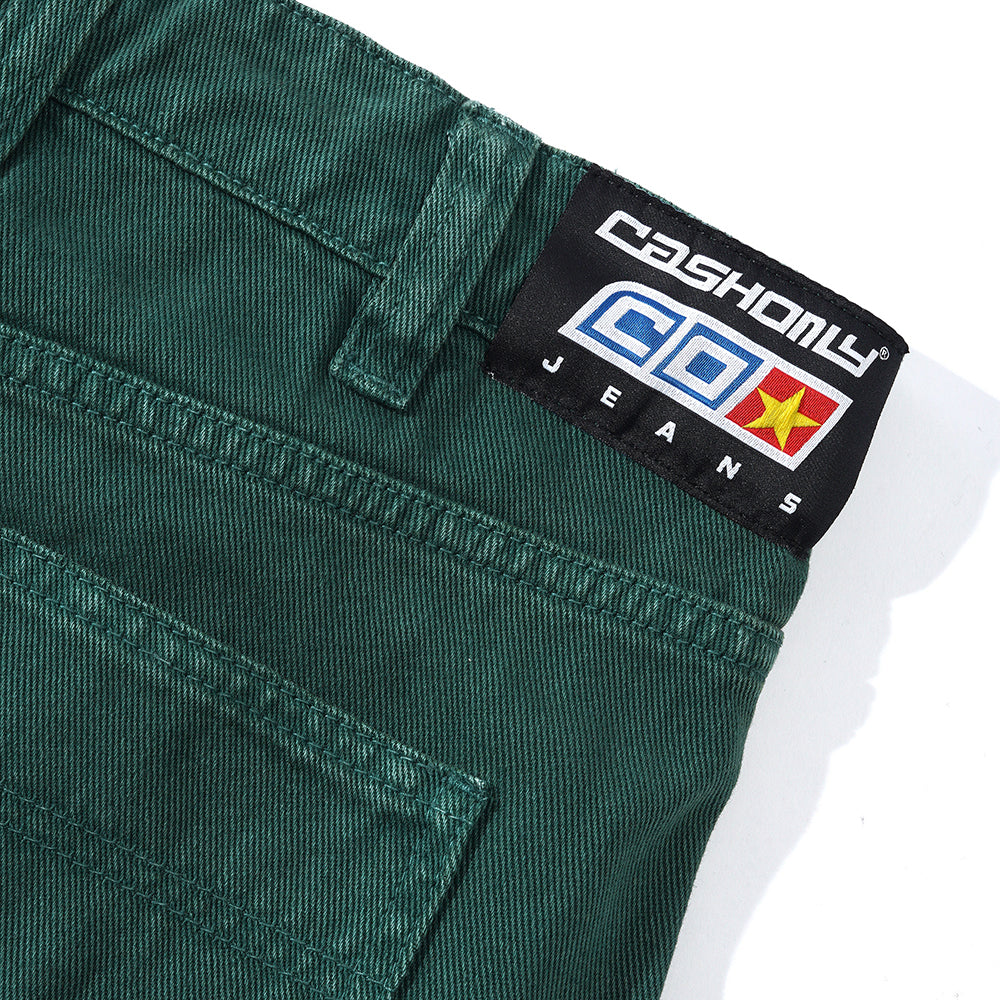 Cash Only Aleka Cargo Jeans Green