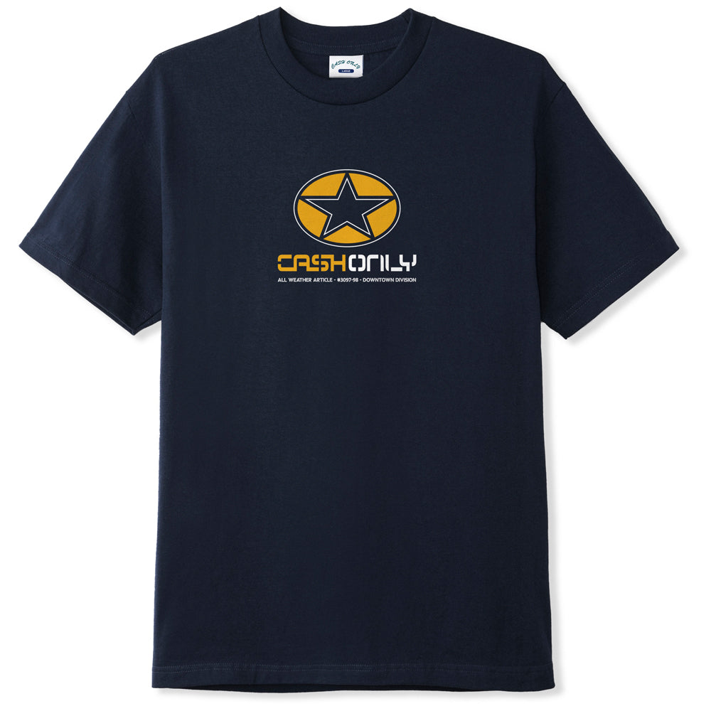 Cash Only All Weather Tee Navy