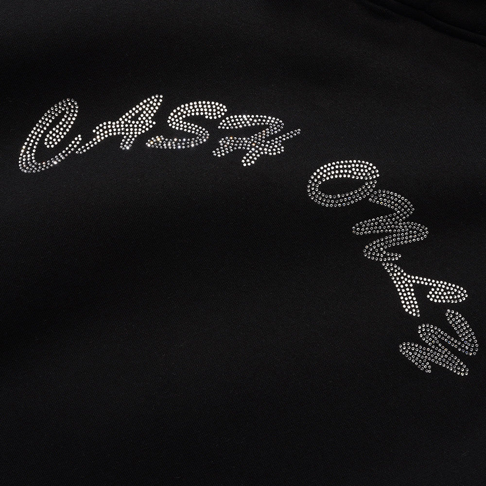 Cash Only Diamente Pullover Hood Black