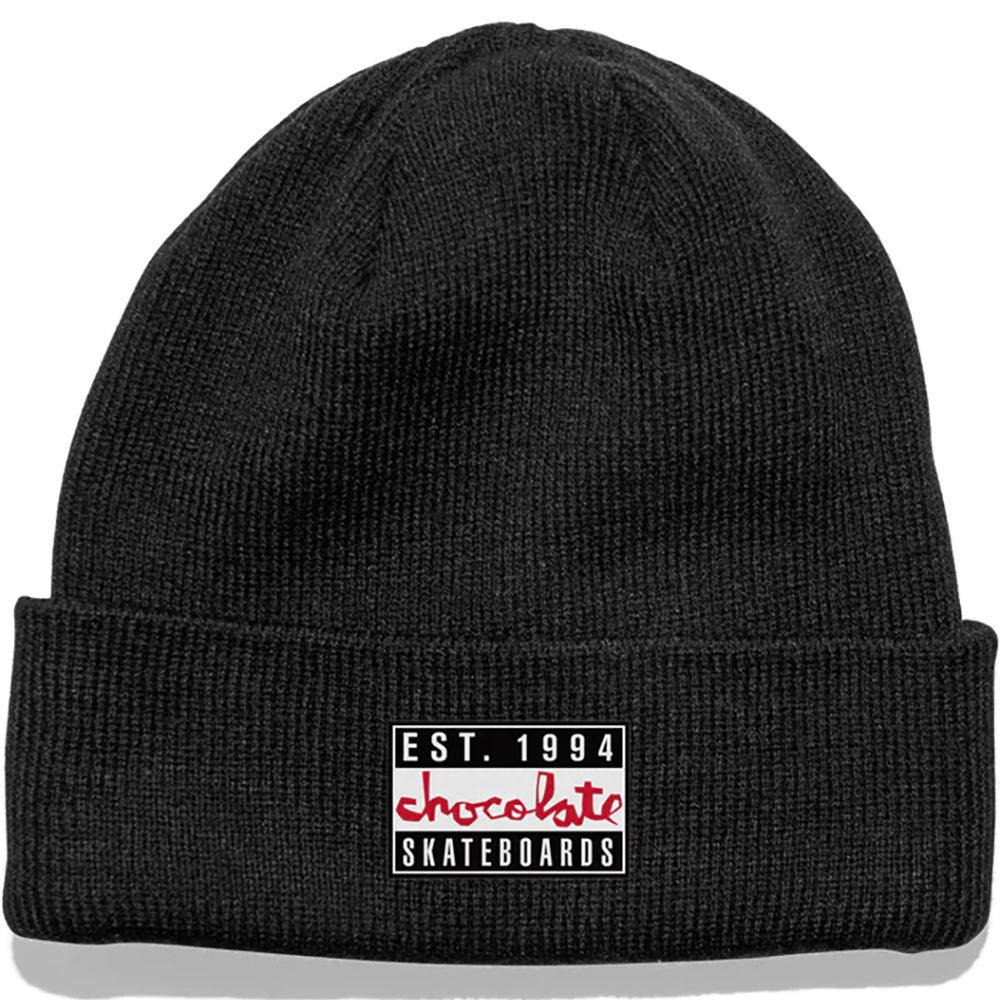 Chocolate Advisory Beanie Black