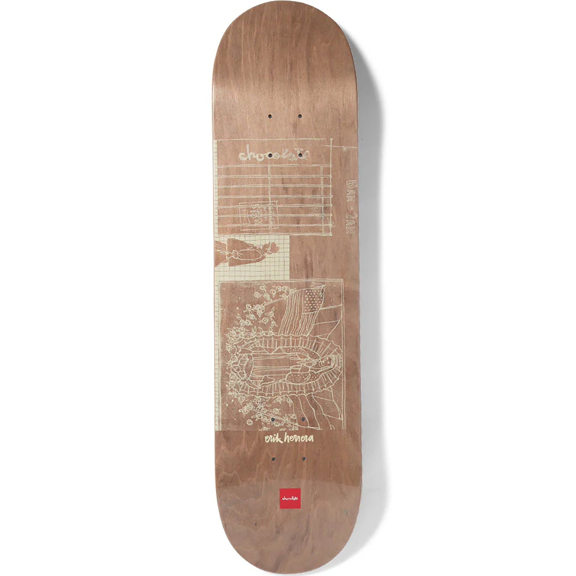 Chocolate Erik Herrera Unearthed Hecox Deck 8"
