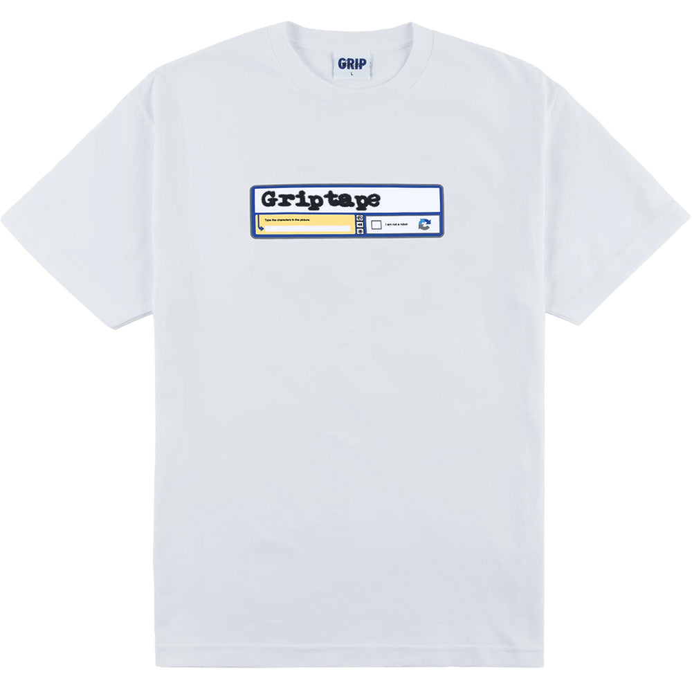 Classic Grip Captcha T shirt White